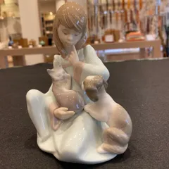 お値下げ中【LLADRO】マイフレンド　専用箱付き 美術品・アンティーク・コレクション お値下げ中【LLADRO】マイ