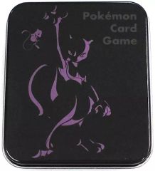 【中古】サプライ ポケモンカードゲーム ダメカン缶ケース ミュウツー ver.3 シルエット ポケモンセンター限定