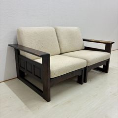 karimoku GA53 折畳 座椅子 2P ソファ チェア クリーニング済 - メルカリ