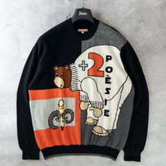 イタリア製 ICEBERG アイスバーグ × バットマン ウール ニット