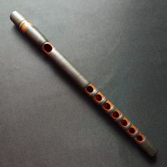 雅楽 高麗笛 本管 舞楽 笛譜付き 高麗笛】中古管 煤竹 籐巻 本漆 弁柄色／雅楽／神楽 - メルカリ