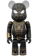 [중고] 트레이딩 피겨 SPIDER-MAN BLACK & GOLD SUIT [베어브릭-베어브릭- CHASE Spider-Man: No Way Home]