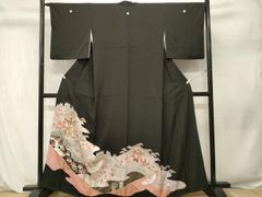 平和屋着物＊夏物 阿波しじら織 浴衣 反物 着尺 正藍 格子