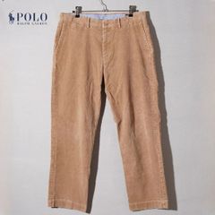 ポロラルフローレン POLO RALPH LAUREN コーデュロイ パンツ W33 L30 ベージュ ワイドシルエット アメカジ ストリート 00s ポロチノ POLO CHINO 古着 H604