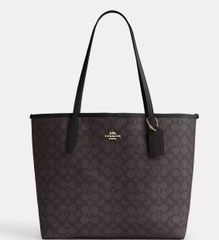 COACH カーゴ トート 26 ブラック CP164 - メルカリ