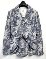 Yohji Yamamoto Y's｜ヨウジヤマモト ワイズ  ジャガード織り テーラードジャケット コート