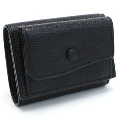 新品 ヴァレクストラ VALEXTRA 三折財布小銭入付き V8L26　028　000Nブラック wallet-01 mini-01