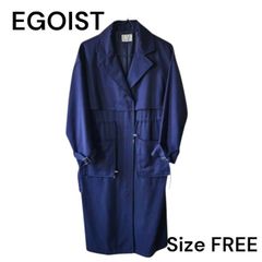 EGOIST スポーティミックス トレンチコート ネイビー FREE