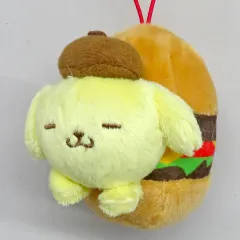 【中古】キーホルダー ポムポムプリン(C/ハンバーガー) バーガーショップマスコット 「ポムポムプリン」