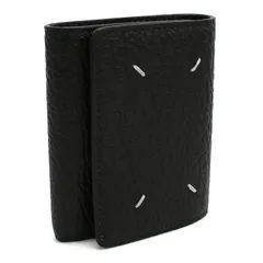新品 Maison Margiela メゾンマルジェラ 三つ折り財布 小銭入付き SA3UI0010 P4455 T8013 レディース メンズ ブラック