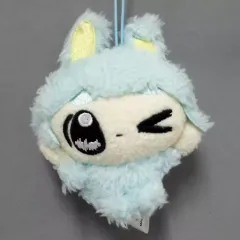 【中古】キーホルダー・マスコット(キャラクター) おもちエイリアン(水色) うさ耳マスコット 「おもちエイリアン」