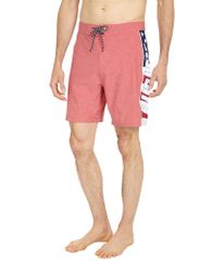Hurley PHANTOM FL AMERICANA BOARDSHORT 18 남성 수영복 db0344-32-H605