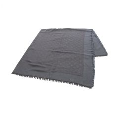 ルイ・ヴィトン LOUIS VUITTON ストール モノグラム シルク ウール ストール レディース Used B
