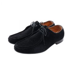 グッチ GUCCI カジュアルシューズ チロリアンシューズ 367761 ブラック スウェード モカシンシューズ メンズ Used B