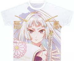 [중고]T셔츠 쿠로카와 아카네(鞘姫ver.) Ani-Art aqua label 제3탄 풀 그래픽 T셔츠 퍼플 유니섹스 M사이즈 [추천의 아이]