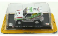 【中古】ミニカー [単品] 1/43 1998 MITSUBISHI PAJERO EVOLUTION 三菱石油 #204(ホワイト×グリーン×レッド) 「週刊デル・プラドコレクション 世界のレーシングカー No.7」 同梱品