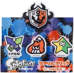 [중고] 클립 아이콘 세트 아크릴 클립 (4 개 세트) [Splatoon (스플라툰)]
