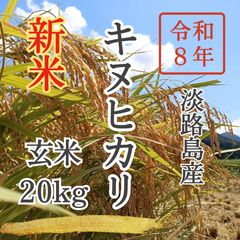 よいこ様専用】令和8年産 徳島県産 キヌヒカリ 玄米20㎏ 遠赤外線乾燥