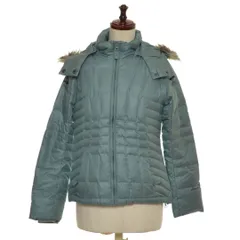 581177 Eddie Bauer エディーバウアー ◆ダウンジャケット グリーン ファー サイズPXS レディース