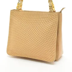 583251 BALLY バリー ショルダーバッグ キルティングレザー レディース ベージュ