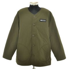 594146 GRIP SWANY グリップスワニー ●リバーシブルキルティングジャケット ボア キルト アウトドア カーディガン GSJ-65 サイズL メンズ カーキ グリーン