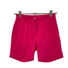 中古 レディース ジェイリンドバーグ J.LINDEBERG ショートパンツ 25インチ ピンク シンプル 薄手