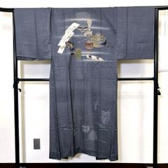 子供用着物 七五三 身丈87 金彩 菊花 牡丹 鼓 正絹 着物 084ty - メルカリ