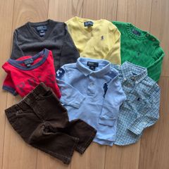 RALPH LAUREN ラルフローレン キッズ 子供服 まとめ売り セット ニット セーター シャツ Tシャツ パンツ