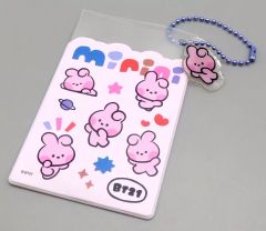 [중고] 잡화 COOKY(정국) minini 클리어 카드 포켓 [BT21]