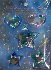 [중고] 스티커 스티커 (캐릭터) C. 세일러 우라누스 & 세일러넵튠무늬 Cosmic Memories 캡슐 스티커 [미소녀 전사 세일러 문]
