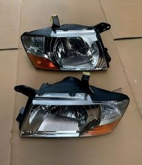 【新品送料込】米国日産 フロンティア、パスファインダー　ブラックヘッドライト 新品送料込】米国日産 フロンティア、パスファインダー ブラックヘッド