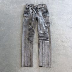 美品 OTTOLINGER × ISKO デニムカーゴパンツ ブラック S