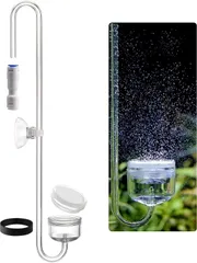 【数量限定】DC500-35-JP 大径32mm 水草用アクアリウム co2 ディフューザー バブルカウンター逆流逆止弁｜在庫あり