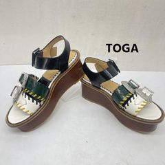 トーガ ウエスタン メタル バックル プラットフォーム 厚底 サンダル レディース 表記無し ISItems【USED】【古着】【中古】50167732