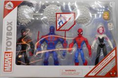 DisneySTORE MARVEL TOYBOX 4-PK ActionFigures/SPIDER-MAN GHOSTSPIDER MILES 2099