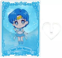 [중고] 잡화 슈퍼 세일러 머큐리 [미소녀 전사 세일러 문 스토어 오리지널 아크릴 카드 컬렉션 치비 캐릭터 아트]