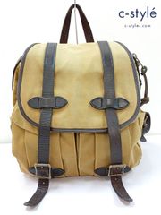 [人気] FILSON フィルソン バックパック ベージュ系 ラギッドツイル リュックサック | H904
