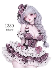 《 No.1389 》Sakuraꕤ 人物ステッカー シール オリジナルステッカー