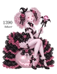 《 No.1390 》Sakuraꕤ 人物ステッカー シール オリジナルステッカー