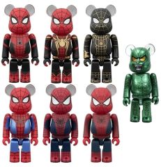 [중고] 트레이딩 피규어 전 7종 세트 [베어브릭-베어브릭- CHASE Spider-Man: No Way Home]