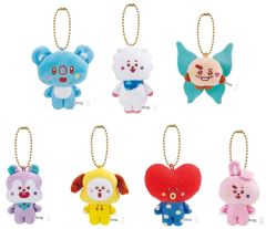 [중고] 식완 키링 전 7종 세트 [BT21 Fuwa Fuwa Mascot4]