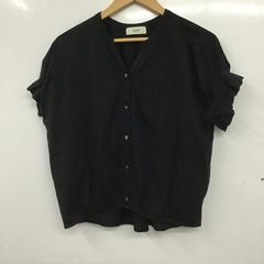 BEAMS HEART ビームス ハート シャツ、ブラウス 半袖 半袖シャツ フロントボタン ノーカラーシャツ
