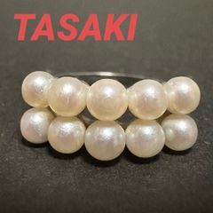 タサキ　TASAKI　田崎　田崎真珠　指輪　リング　真珠　パール　SV　ベビーパール　約3.3mm～3.7mm×10　シルバー　13号