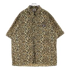 WACKO MARIA (ワコマリア) 26SS ×DICKIES WORK SHIRT ディッキーズ ワーク 半袖シャツ ブラウン 26SS-WMS-DC02