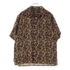 WACKO MARIA (ワコマリア) 25SS LEOPARD HAWAIIAN SHIRT レオパード ハワイアン 半袖シャツ ブラウン/ブラック