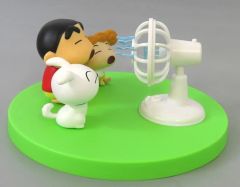 [중고] 피규어 선풍기에 [아~] [이치방쿠지 크레용 신짱 여름 휴가다 조] 더블 찬스 캠페인&A상 디오라마 피규어