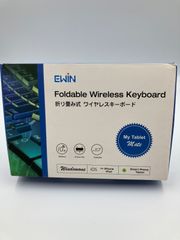 【美品】EWIN  折りたたみ式　ワイヤレスキーボード　Bluetooth   菅JMTY0914C09