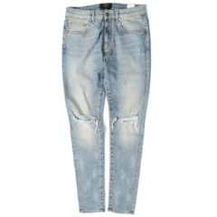 REPRESENT リプレゼント イタリア製 DESTROYER DENIM デストロイヤーデニムパンツ DENIM-002 30 INDIGO スキニー クラッシュ ジーンズ ジップフライ ボトムス g28052
