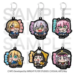【予約】【新品】ヘブンバーンズレッド Art by 大川ぶくぶ トレーディングブラックアクリルキーホルダー 6個入り1BOX【正規品】