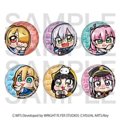 【予約】【新品】ヘブンバーンズレッド Art by 大川ぶくぶ トレーディング缶バッジ 6個入り1BOX【正規品】